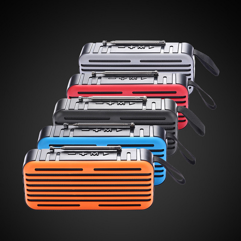 Difuzor de încărcare solară în aer liber compatibil Bluetooth Difuzor stereo portabil fără fir Radio FM Lanternă LED