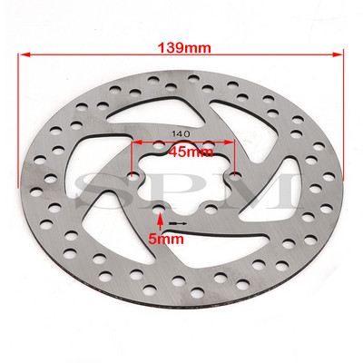 Lauko dviračių diskinių stabdžių dalies rotorius 120/140 mm elektrinis paspirtukas kalnų dviračio dviračio stabdžių diskas 6 skylės