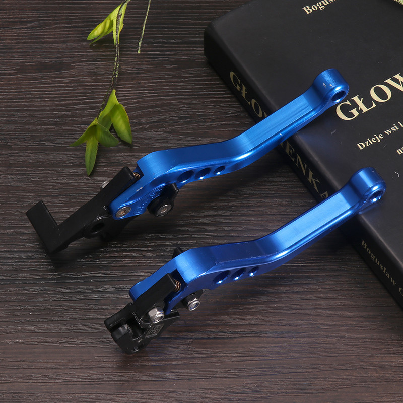 2 buc. Mâner de frână pentru motociclete din aliaj CNC, dimensiune reglabilă, modificarea motocicletei, ambreiaj, manetă de frână cu tambur, universal