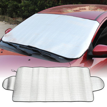 Сенници за прозорци на автомобили Сгъваема снежна покривка за кола Зимен сенник за предно стъкло Външен водоустойчив анти-UV защита Автоаксесоари