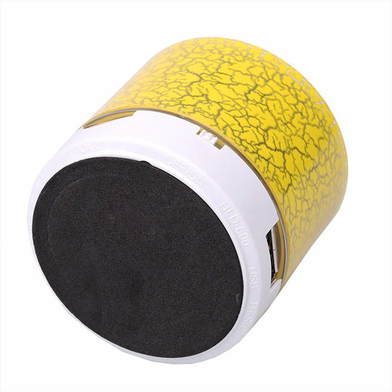 „Bluetooth“ garsiakalbis mini belaidis garsiakalbis, įtrūkęs LED TF kortelė, USB žemų dažnių garsiakalbis „Bluetooth“ garsiakalbiai MP3 stereo garso muzikos grotuvas