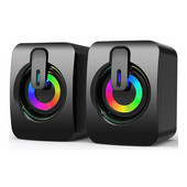 USB juhtmega arvutikõlar helikast HIFI stereomikrofon LED-valgustusega Xiaomi Lenovo lauaarvuti sülearvuti tarvikute jaoks