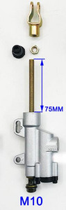 10mmOR8mm must ja valge kuldne TAGASUUR DIRT BIKE ATV HÜDRAULILINE PIDURI PÕHISILINDER 110cc 125cc 140cc 150cc PITBIKE