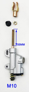 10mmOR8mm must ja valge kuldne TAGASUUR DIRT BIKE ATV HÜDRAULILINE PIDURI PÕHISILINDER 110cc 125cc 140cc 150cc PITBIKE