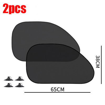 1/5 vnt. Automobilio lango skėčio dangtelis nuo saulės Apsauga nuo UV spindulių Automatinis priekinis galinis juodas langas užuolaidos šoninis stiklas tinklelio skėčiai nuo saulės priedai