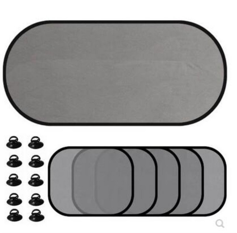 1/5 vnt. Automobilio lango skėčio dangtelis nuo saulės Apsauga nuo UV spindulių Automatinis priekinis galinis juodas langas užuolaidos šoninis stiklas tinklelio skėčiai nuo saulės priedai