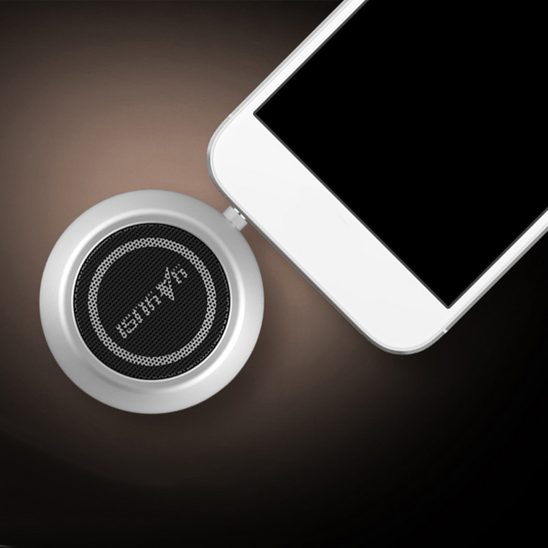 Mini difuzor 3,5 mm Jack AUX Amplificator de sunet Player muzical Baterie de litiu încorporată pentru telefon Notebook Laptop Tabletă