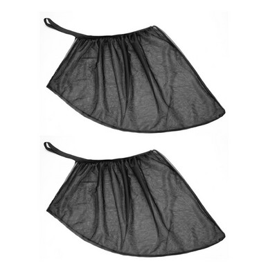 2 vnt. automobilio lango ekrano durelių dangčiai priekinio / galinio šoninio lango UV saulės dangčio gaubtas tinklelis nuo uodų, skirtas kūdikių vaikų stovyklavimui