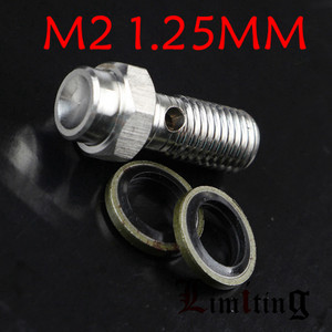 Universalus 1,0 mm / 1,25 mm išleidimo alyvos varžtas, motociklas