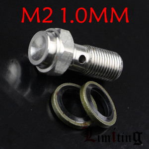 Universalus 1,0 mm / 1,25 mm išleidimo alyvos varžtas, motociklas