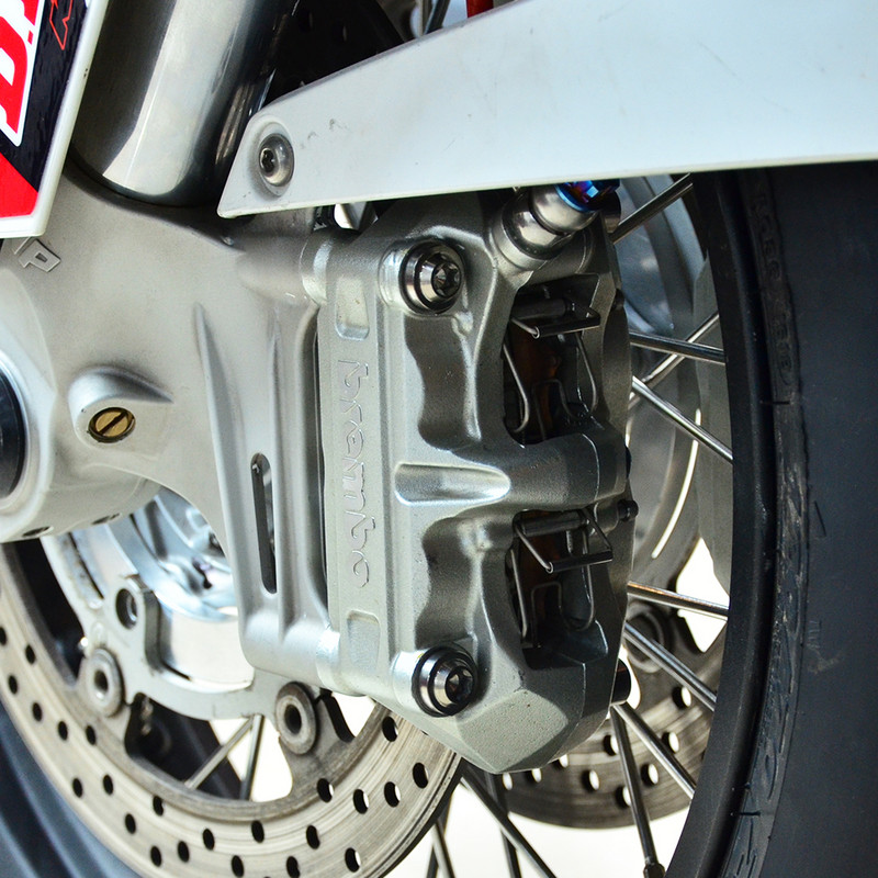 M10X1.25X60 aliaj de titan GR5 șurub etrier piulițe pentru Kawasaki Ninja H2 H2R ZX6R ZX636 ZX10R Z1000 Z1000SX ZX1000 ZR1000