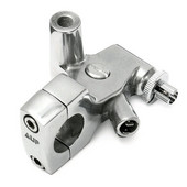 25 mm 1-tolline mootorratta siduri hoova kinnitushoidik Honda Shadow 600 VT750 hõbedase alumiiniumsulami jaoks