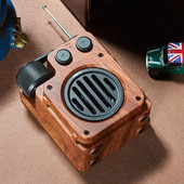 As20 Retro Bluetooth-ühilduv kõlar välistingimustes kaasaskantav juhtmevaba tugev bass-Fm-raadio, sisseehitatud mikrofon helikastiga bassikõlar
