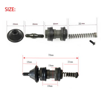 19 mm 19rcs Спирачно бутало Бутало Ремонтни комплекти Мотоциклет Главен цилиндър Бутални съоръжения Аксесоари за ремонт Moto Clutch Спирачна помпа