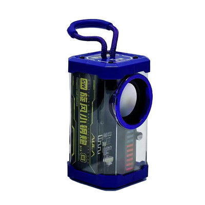 Läbipaistev Cyberpunk Mecha TWS juhtmeta Bluetooth-kõlar Heli Valgusrütm Subwoofer Sisseehitatud mürasummutusmikrofon