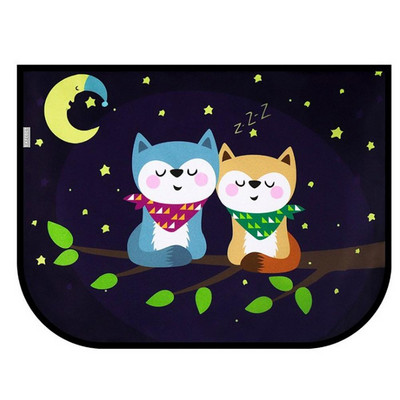 Magnetinė uždanga automobilio lango skėčio dangtelis nuo saulės animacinis filmas Universalus šoninio lango skėtis nuo saulės UV apsauga, skirta mažiems kūdikiams