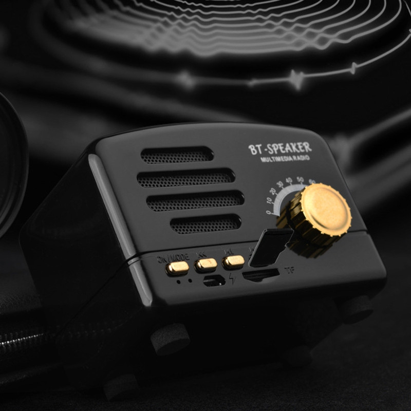 RRetro Bluetooth belaidis garsiakalbis Klasikinis mini muzikos grotuvas Garsas Stereo Nešiojami Dekoratyviniai Mini garsiakalbiai Kelioninė muzika