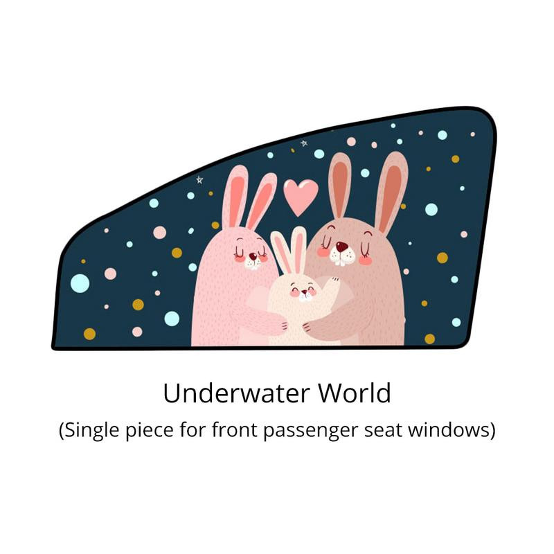 Protector de soare magnetic pentru mașină cu desene animate, fereastră laterală, umbrelă de soare, perdea de protecție UV automată, fereastră laterală, umbrelă de soare, accesorii pentru stil