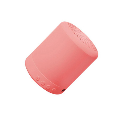 Minikõlar Juhtmeta Bluetoothiga ühilduv kõlar Stereo Kodukontor Peoheliboks AUX USB taasesitus Roosa