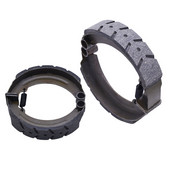 B461 motocikl 145mm stražnje kočione pločice za bubanj Cipele prikladne za tricikl 160 Set stražnjih kočionih papuča s polumetalnim oprugama