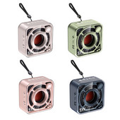 Läbipaistev mecha bassikõlar Bluetooth-ühilduv 5.1 juhtmevaba ruumilise heli kõlar USB-tüüpi C laadimine ranna jaoks