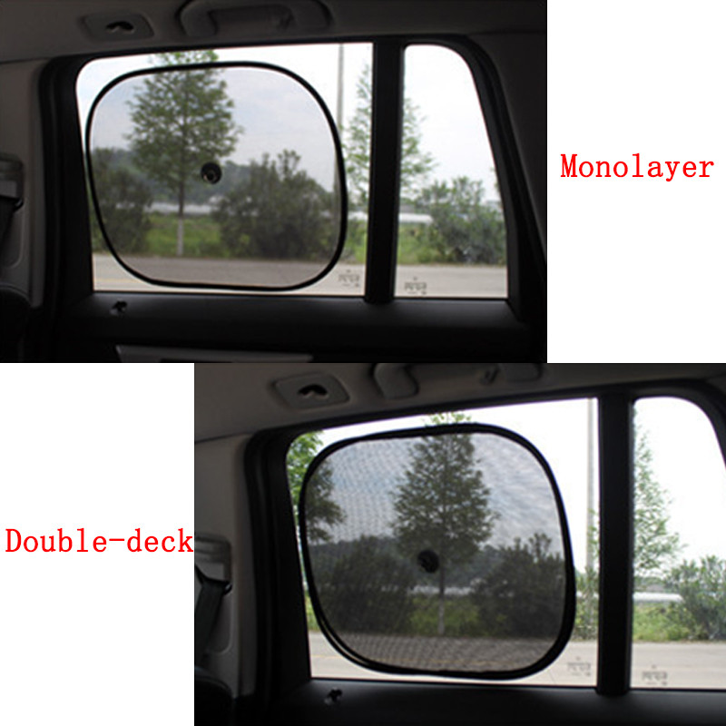 2 τμχ Φορητό τζάμι αυτοκινήτου Προστασία από υπεριώδη ακτινοβολία Θερμομόνωση βεντούζα Πλαϊνό διχτυωτό κάλυμμα παραθύρου Εξωτερικά αξεσουάρ αυτοκινήτου