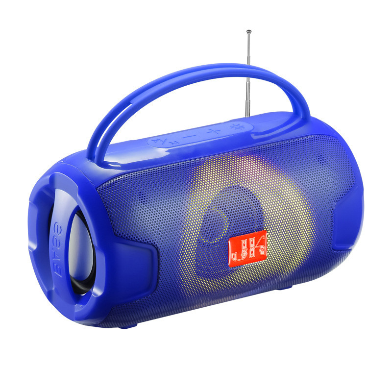 Difuzor cu lumină colorată în aer liber, fără fir, portabil, USB/TF/FM/AUX/apel vocal/difuzor BT, lanternă Bluetooth Casetă de sunet