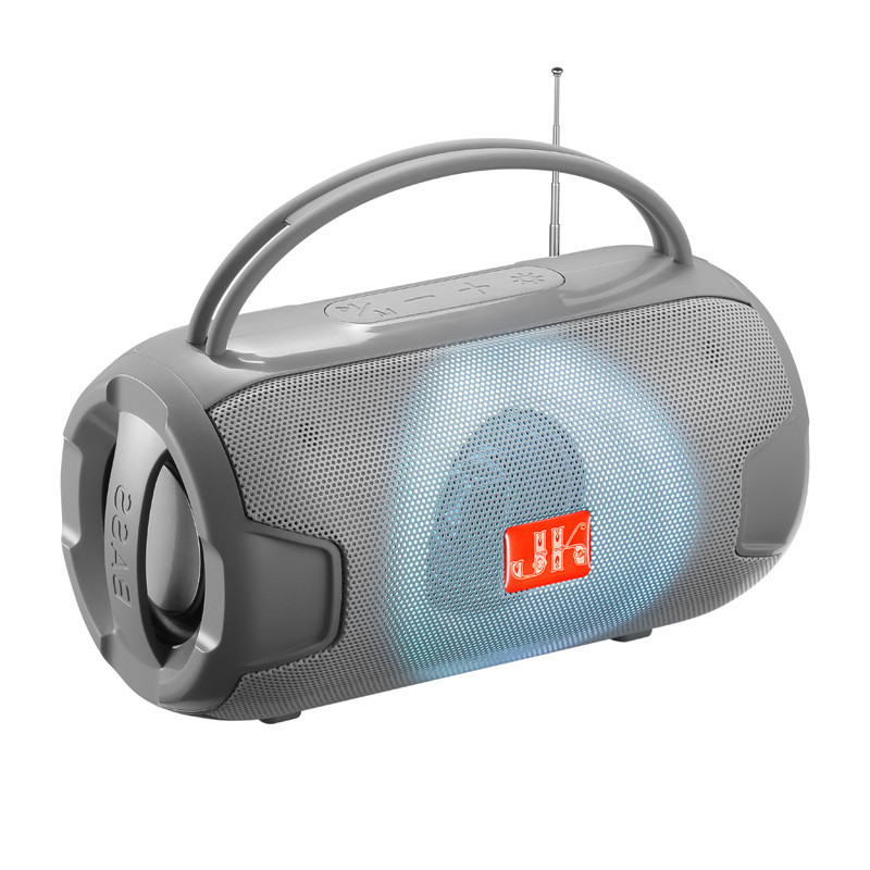 Difuzor cu lumină colorată în aer liber, fără fir, portabil, USB/TF/FM/AUX/apel vocal/difuzor BT, lanternă Bluetooth Casetă de sunet