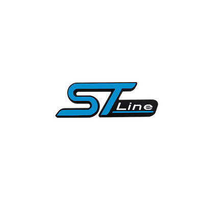 3D Metalna ST Line glava Prednja maska Značka amblema automobila Kromirana naljepnica za FORD ST Focus x 2 3 Kuga FIESTA MONDEO Auto Car Styling