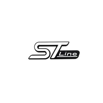 3D Metalna ST Line glava Prednja maska Značka amblema automobila Kromirana naljepnica za FORD ST Focus x 2 3 Kuga FIESTA MONDEO Auto Car Styling