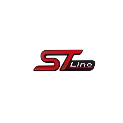 3D Metalna ST Line glava Prednja maska Značka amblema automobila Kromirana naljepnica za FORD ST Focus x 2 3 Kuga FIESTA MONDEO Auto Car Styling
