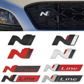 Autokleebis N Line Nline Embleemi märgi kleebis Hyundai I20 I30 Kona Tucson Sonata Elantra Velosteri poritiiba esivõre logole