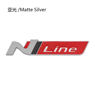 Autokleebis N Line Nline Embleemi märgi kleebis Hyundai I20 I30 Kona Tucson Sonata Elantra Velosteri poritiiba esivõre logole