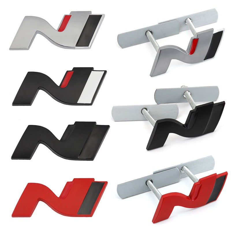 Autokleebis N Line Nline Embleemi märgi kleebis Hyundai I20 I30 Kona Tucson Sonata Elantra Velosteri poritiiba esivõre logole
