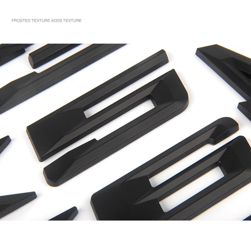 3D ABS blizgus juodas automobilio galinės bagažinės ženklelio lipdukas raidžių lipdukas emblema X5 logotipas, skirtas BMW X5 E70 E53 F15 G05 priedams