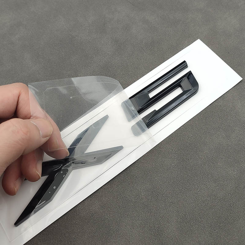 3D ABS blizgus juodas automobilio galinės bagažinės ženklelio lipdukas raidžių lipdukas emblema X5 logotipas, skirtas BMW X5 E70 E53 F15 G05 priedams