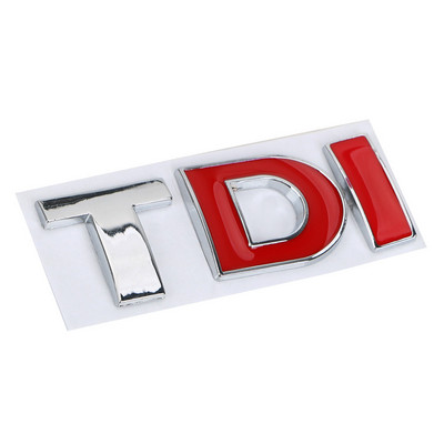 Autocolant reflectorizant Turbo Injecție directă pentru VW Golf JETTA PASSAT MK4 MK5 MK6 Autocolant pentru mașină Emblema metalică 3D Insigna TDI Logo