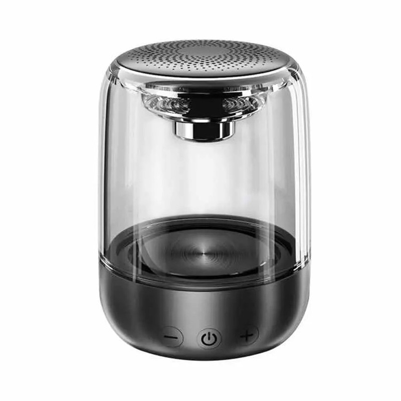 Mini kaasaskantav autoheli LED-subwoofer värviline valgus LED juhtmeta Bluetoothi subwoofer kõlar TF-kaart peo jaoks