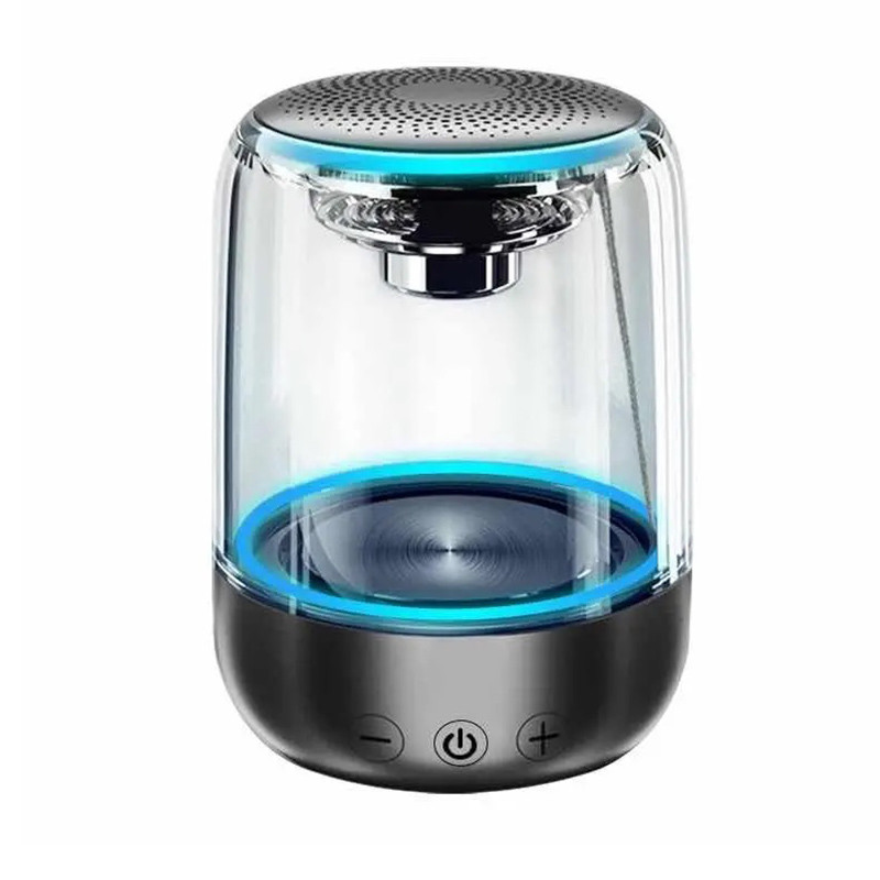 Mini kaasaskantav autoheli LED-subwoofer värviline valgus LED juhtmeta Bluetoothi subwoofer kõlar TF-kaart peo jaoks