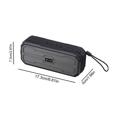 Nešiojami garsiakalbiai „Blue Tooth“ belaidžiai „Blue Tooth“ garsiakalbiai Nešiojami mini stereofoniniai aiškaus garso kokybė ir tvirtas akumuliatoriaus veikimo laikas