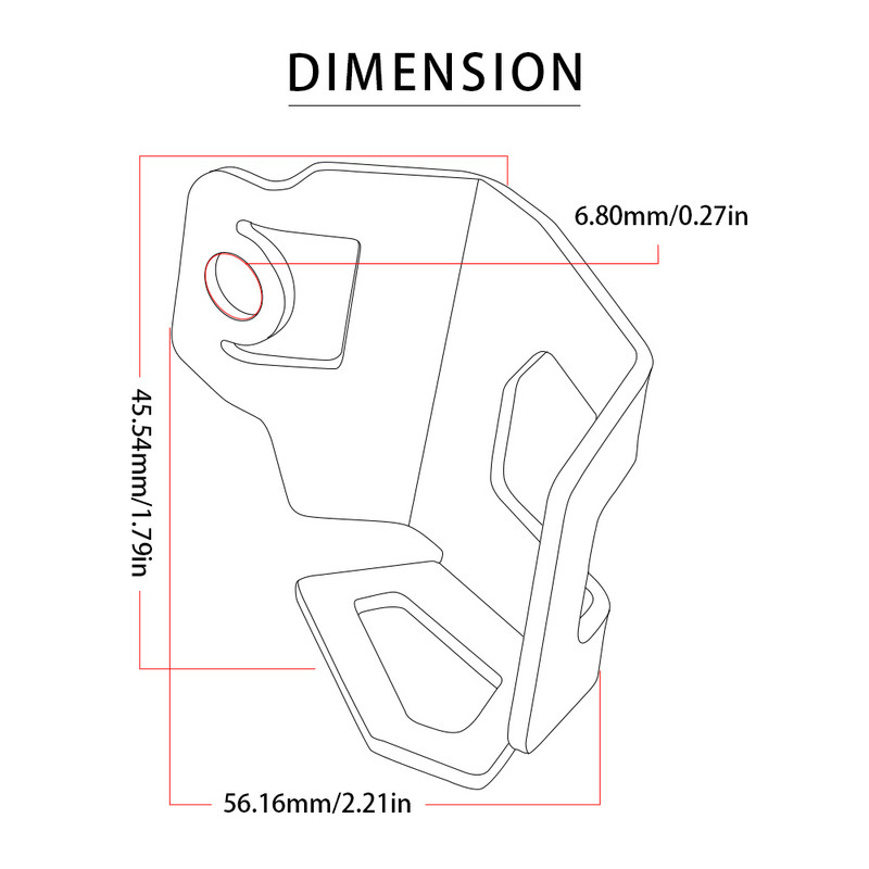 Skirta BMW F800GS F700GS 2013-2018 motociklų priedams stabdžių siurblio skysčio bako rezervuaro apsaugai, alyvos puodelio dangtelio dangtelio laikikliui