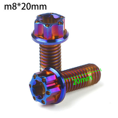 Motociklo titano varžtas 304 nerūdijantis M6 M8 M10 * 20/25 mm universalus stabdžių apkabos laikikliui, skirtas Honda Yamaha