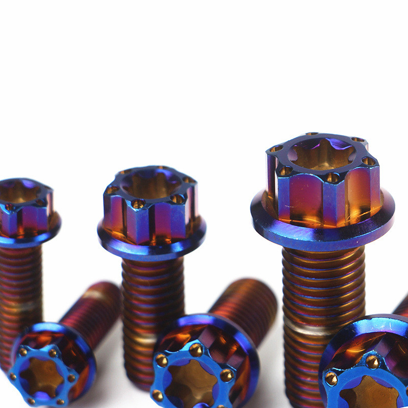 Motociklo titano varžtas 304 nerūdijantis M6 M8 M10 * 20/25 mm universalus stabdžių apkabos laikikliui, skirtas Honda Yamaha