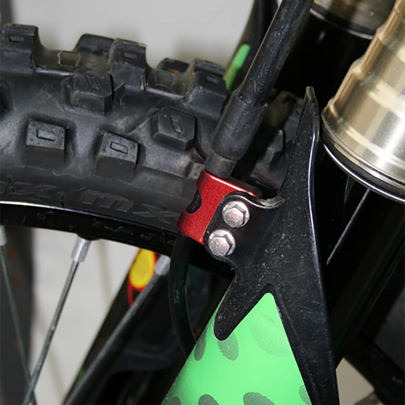 NICECNC priekinės stabdžių linijos žarnos spaustukas skirtas Honda CR125R/250R CRF250R/450R CRF250X CRF250L/M CRF450RX CRF250 RALLY