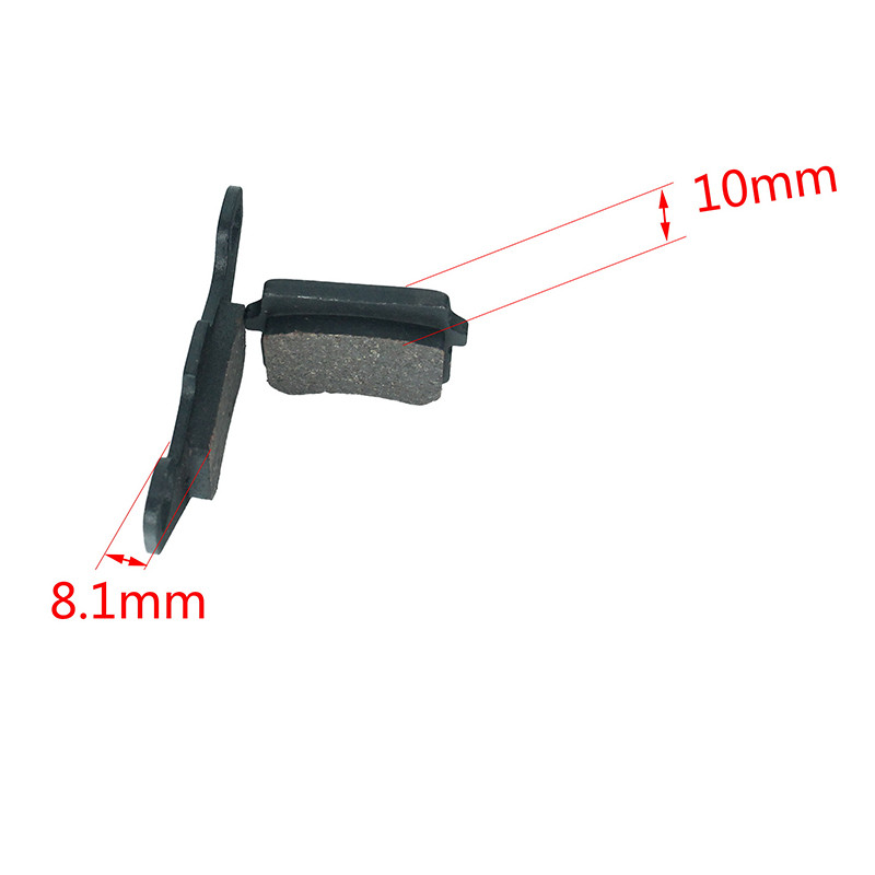 Plăcuțe de înaltă calitate pentru motociclete Plăcuțe de frână cu disc Seturi de saboți de frână pentru 50cc 70cc 90cc 110cc 125cc Scooter Dirt Bike Go Kart 2DS-122-2