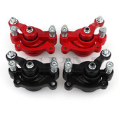 Priekinės galinės diskinės stabdžių apkabos trinkelės, skirtos 43cc 47cc 49cc 49cc mini keturių ratų motociklų vaikams ATV Quad Minimoto purvo kišeninis dviratis dujų paspirtukas