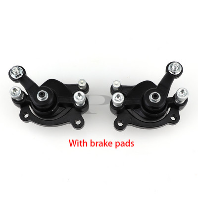 Priekinės galinės diskinės stabdžių apkabos trinkelės, skirtos 43cc 47cc 49cc 49cc mini keturių ratų motociklų vaikams ATV Quad Minimoto purvo kišeninis dviratis dujų paspirtukas