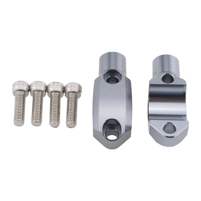 2x universalus motociklo pagrindinio cilindro veidrodinis spaustukas 22 mm vairai