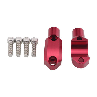 2vnt motociklo pagrindinio cilindro veidrodinio spaustuko universalus liejimo aliuminio mazgas 22 mm vairas M10x1,25 mm