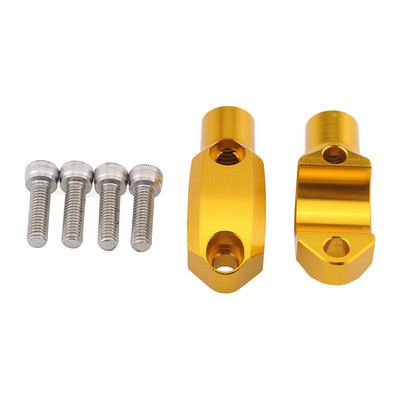 2vnt motociklo pagrindinio cilindro veidrodinio spaustuko universalus liejimo aliuminio mazgas 22 mm vairas M10x1,25 mm